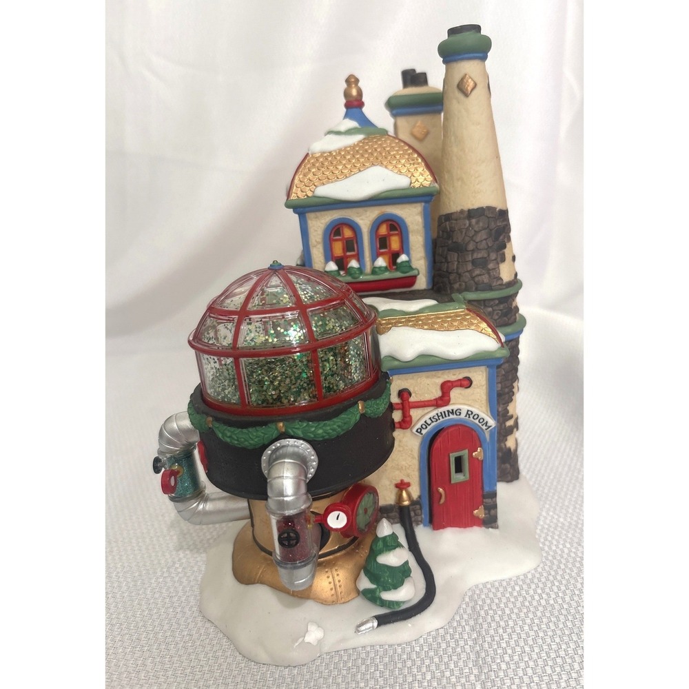 Department 56 North Pole Series Twinkle Brite Glitter Factory 56.56734 Lighted - Picture 5 of 8